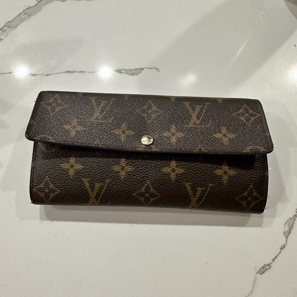 Louis Vuitton Dark Brown Monogram Clutch